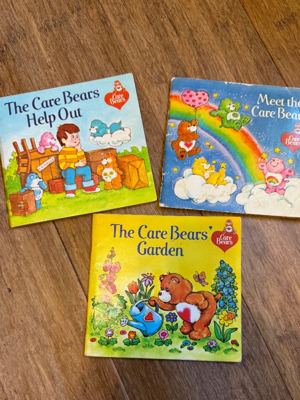 Vintage Care Bear Books- set of three from 1983